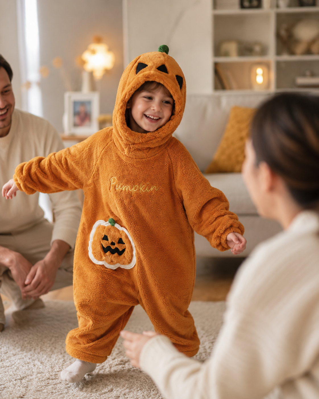 The Mini Jack-O’-Snuggle Plush Onesie