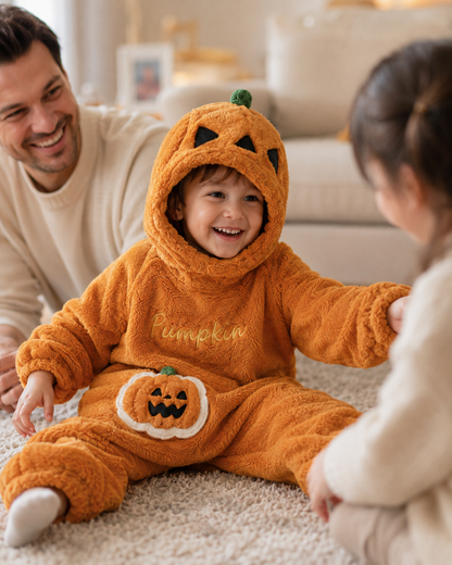 The Mini Jack-O’-Snuggle Plush Onesie