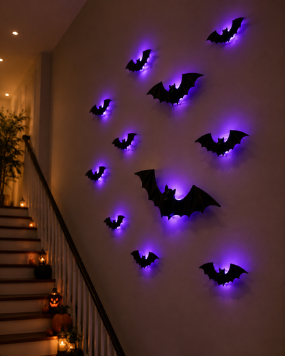 BooBats – LED Halloween Bat Wall Lights