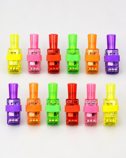 SpookyBeam – 12-Piece Halloween Finger Projector Lights
