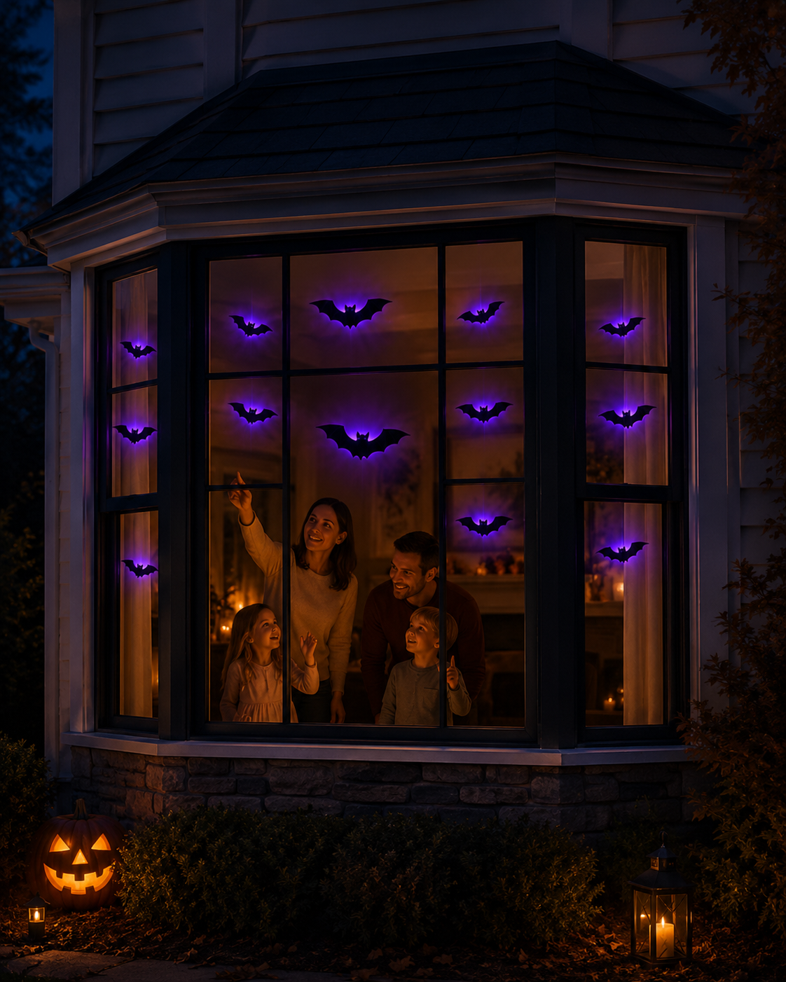 BooBats – LED Halloween Bat Wall Lights