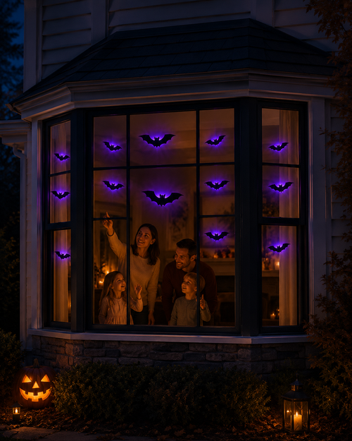 BooBats – LED Halloween Bat Wall Lights