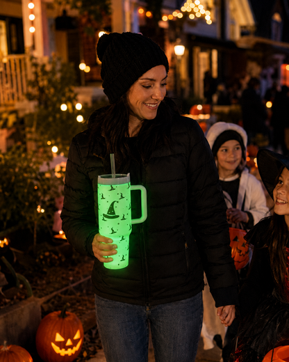 WitchyGlow – Halloween Glow In The Dark Tumbler
