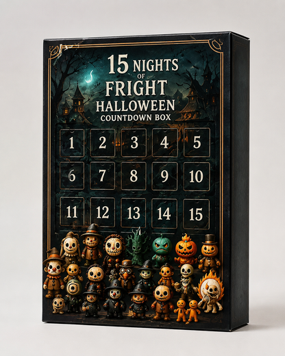 FrightNight Countdown – Halloween Advent Calendar with Collectible Figures